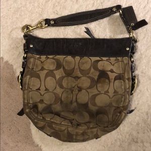 Coach single strap large bag